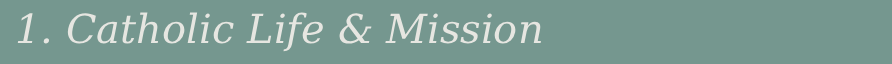 Catholic Life & mission